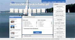 Desktop Screenshot of jezioramazurskieinfo.pl